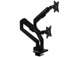 AROZZI ALZARE NEO DUO Black/ stolní držák pro 2 monitory/ plynový píst/ kovový/ černý