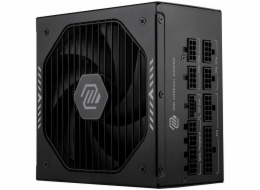 MSI zdroj MAG A1000GLS PCIE5/ 1000W/ ATX3.1/ akt. PFC/ 7 let celk. záruka/ 135mm fan/ modulární kabeláž/ 80PLUS Gold