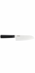 Kyocera Kuchařský nůž Santoku 16 cm, bílá čepel, černá rukojeť