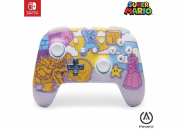 PowerA Vylepšený bezdrátový ovladač pro Nintendo - Super Mario Mushroom Kingdom Pop Art PowerA Vylepšený bezdrátový ovladač pro Nintendo - Super Mario Mushroom Kingdom Pop Art
