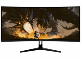 AROZZI NOVA herní monitor 34" 34T2K165 Black/ LED/ 3440x1440/ 165Hz/ VA/ 4000:1/ 1ms/ 2xHDMI/ 2xDP/ černý