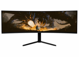 AROZZI NOVA herní monitor 49" 49TUW165 Black/ LED/ 5120x1440/ 165Hz/ VA/ 3000:1/ 1ms/ 2xHDMI/ DP/ USB-C/ černý