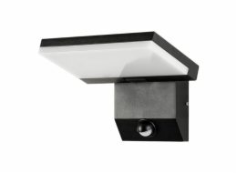 IMMAX MODERN venkovní LED osvětlení nástěnné s PIR čidlem, 18W, 1278lm, IP65, černé