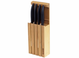 Kyocera stojan na až 4 keramické nože (max. délka čepele 20 cm), Bamboo Knife Block