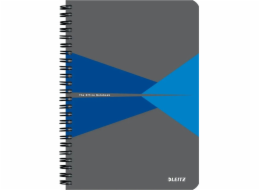 Leitz zápisník Office A5 s kartonovými deskami, drátěná vazba, čtverečkovaný