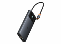 Baseus Metal Gleam II Series 10v1 USB-C HUB Dokovací Stanice Cosmic Black