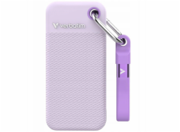 Verbatim Pocket SSD USB 3.2 Gen 2, 2TB, 2 ochranná pouzdra, bílá/fialová