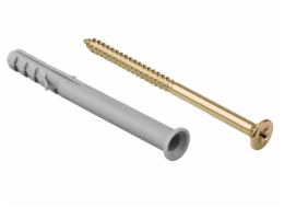 Wadfow&nbsp;Hmoždinka&nbsp;rámová&nbsp;8x80mm+vrut&nbsp;5.2x85mm,sada&nbsp;10&nbsp;ks