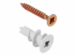 Wadfow Hmoždinka s vrutem do dřevotřísky sada 120ks