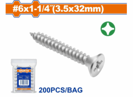 Wadfow Vrut samořezný ZH 3.5x32mm, sada 200 ks