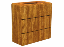 IMMAX LUXLINE venkovní LED nástěnné osvětlení, 6W, 3000K, 240V, IP54, ořechové dřevo