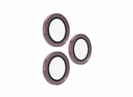 ZAGG Ochranná čočka pro Apple iPhone 17 Pro/Pro Max/16 Pro/Pro Max/15 Pro/Pro Max - růžová třpytka