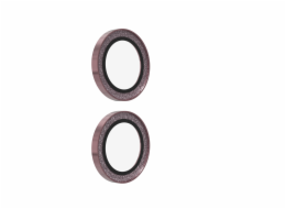 ZAGG Ochranná čočka Premium pro Apple iPhone 17/16/16+ - růžová třpytka