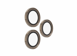 ZAGG Ochranná čočka pro Apple iPhone 17 Pro/Pro Max/16 Pro/Pro Max/15 Pro/Pro Max - zlatá třpytka