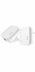 STRONG sada 2 adaptérů Powerline PL600MDUO/ 600 Mbit/s/ 1x LAN/ bílý