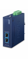 Planet IXT-815AT průmyslový kompaktní konvertor 2x10Gb SFP+, ESD+EFT, IP30, -40~75°C, dual power (9-48VDC / 24VAC)