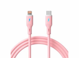Akyga Kabel USB-C / Lightning 1m AK-USB-71 30W, Pink Silicone