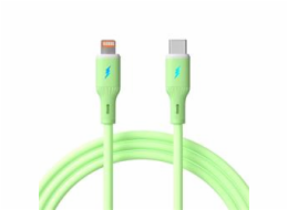 Akyga Kabel USB-C / Lightning 1m AK-USB-73 30W, Green Silicone