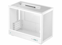 DEEPCOOL skříň CH160 Plus / micro-ATX / USB 3.0 / USB-C / prosklená bočnice / držadlo / bílá