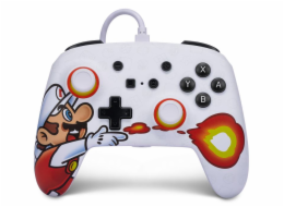 PowerA Enhanced Wired Controller for Nintendo Switch - Fireball Mario