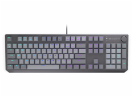 Endorfy mechanická klávesnice Thock V2 / drátová / ARGB /  red sw. / USB / num. kl. / US layout