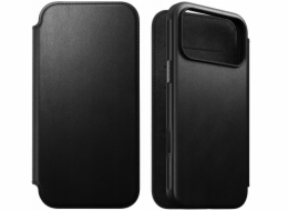 NOMAD pouzdro Modern Leather Folio Magsafe pro iPhone 17 Pro - Black