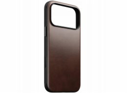 NOMAD kryt Modern Leather Case Magsafe Horween pro iPhone 17 Pro Max - Rustic Brown