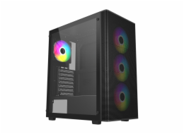 FSP M220/Midi Tower/Transpar./Černá
