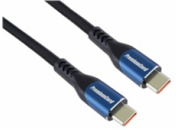 PremiumCord USB-C kabel, 1m/5A/100W/20Gbits