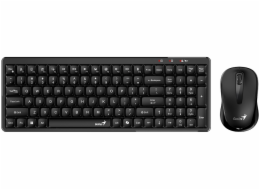 GENIUS LuxeMate Q8100/ Bezdrátový set 2,4GHz/ Copilot/ USB/ černá/ CZ+SK layout