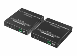 XtendLan HDMI přenos po optice, jedno vlákno, do 40km, SC konektor, 1080p, s IR přenosem ovládání, pár