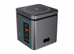 Blitzwolf BW-i113 GaN, USB-A, 3xUSB-C, 105W síťová nabíječka