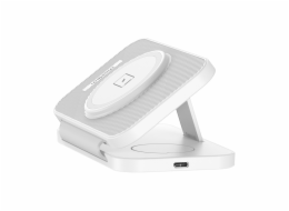 Indukční nabíječka Choetech T616-F 3 v 1 (bílá)