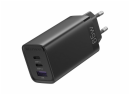Vention FEDB0-EU 2xUSB-C 1xUSB-A 65W/30W/30W GaN network charger (black)