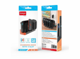 IPEGA SW2185 Nabíjecí Stanice pro JoyCon Ovladače Nintendo Switch 2, black IPEGA SW2185 Nabíjecí Stanice pro JoyCon Ovladače Nintendo Switch 2, black