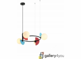 Italux Italux Nauti PND-37482-4R-MLTI závěsná lampa 4x25W G9 vícebarevná/bílá