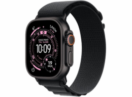 Apple Hodinky Ultra 3 GPS + Cellular, 49mm černé titanové pouzdro, černý řemínek Alpine – velikost M
