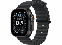 Apple Hodinky Ultra 3 GPS + Cellular, 49mm černé titanové pouzdro, černý oceánský řemínek