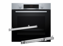 Trouba BOSCH HBA514BS3 + Teleskopické kolejnice 1 úroveň BOSCH HEZ538000