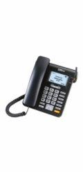 MaxCom MM28D, stolní GSM telefon, černá