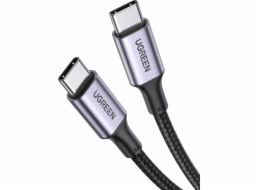 UGREEN Kabel US316 70428 USB-C - USB-C PD QC FCP 100W 5A 480Mb/s 3 m - šedý