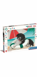 Clementoni - Puzzle 104 Slunná pláž