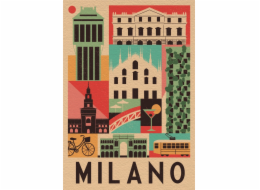 Clementoni - Puzzle 1000 Style in the city Milano Compact box