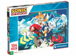 Clementoni - Puzzle 104 Sonic Clementoni - Puzzle 104 Sonic