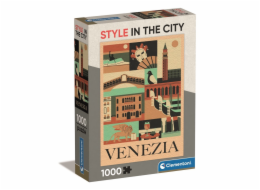 Clementoni - Puzzle 1000 Style in the city Benátky Compact box