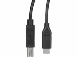 StarTech.com USB C to USB B Printer Cable - 1.6 ft / 0.5m - USB C Printer Cable - USB C to USB B Cable - USB Type C to Type B (USB2CB50CM) - USB kabel - 24 pin USB-C (M) do USB typ B (M) - Thunderbolt