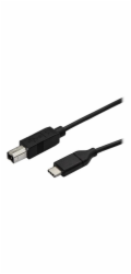 StarTech USB C to USB B Printer Cable - 1.6 ft / 0.5m - USB C Printer Cable - USB C to USB B Cable - USB Type C to Type B (USB2CB50CM) - USB kabel - USB-C (M) do USB typ B (M) - Thunderbolt 3 / USB 2.