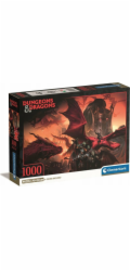 Clementoni - Puzzle 1000 Dungeons & Dragons - Compact