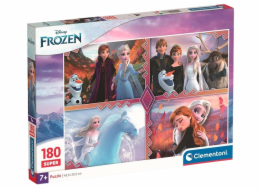 Clementoni - Puzzle 180 SUPER Ledové Království