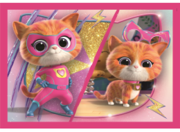 Clementoni - Puzzle 4v1 Disney super kitties